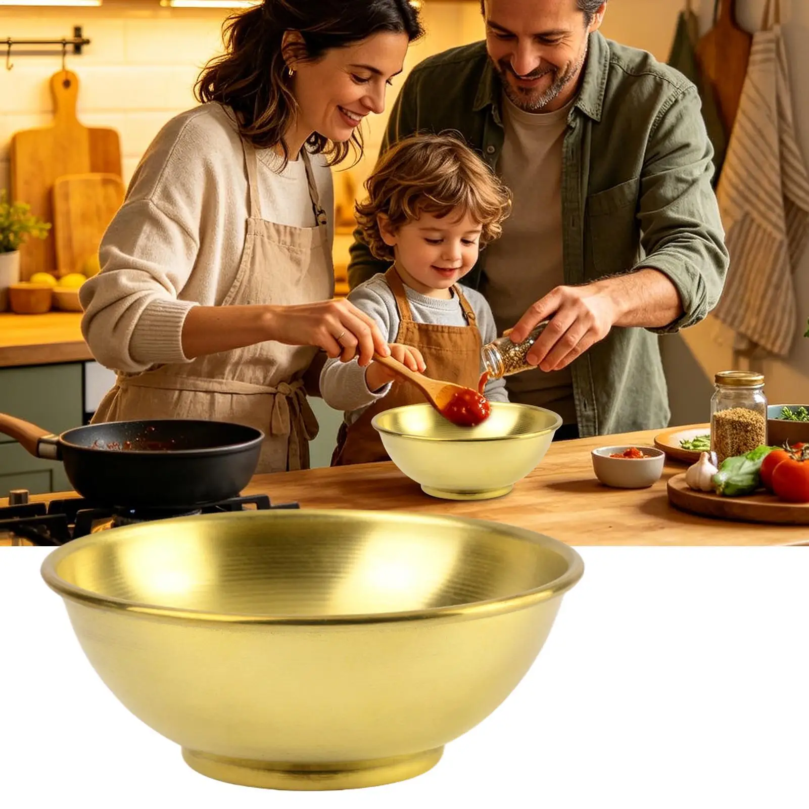 وعاء نحاسي كبير للتخزين، أطباق - مراجعة Home Cooking Kitchen وسعره