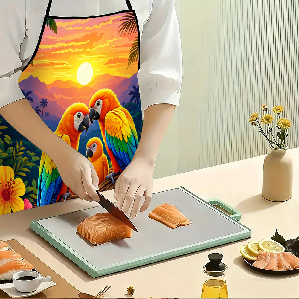 مريلة مطبخ ملونة بتصميم عائلة  - مراجعة Mom'S Home Cooking وسعره